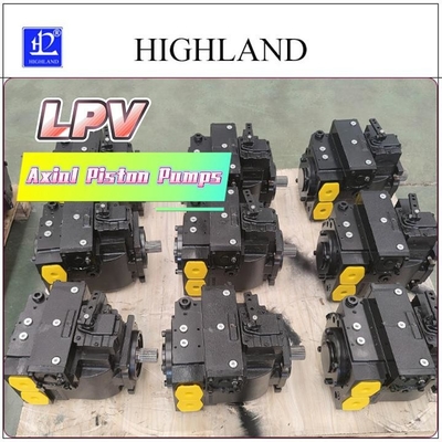 Pengendalian manual pompa minyak hidrolik Highland tekanan tinggi piston aksial