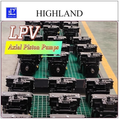 Pengendalian manual pompa minyak hidrolik Highland tekanan tinggi piston aksial