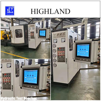 HIGHLAND Rotary Drilling Rig Bangku Uji Hidraulik 160 Kw Uji Pompa Hidraulik Dan Motor