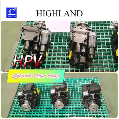 Tekanan Nominal 35Mpa Pompa Piston Hidraulik Kelas Komersial
