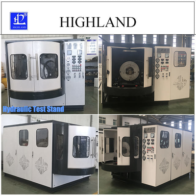 HIGHLAND Rotary Drilling Rig 380 L/Min Tingkat Aliran Stand Uji Hidraulik Struktur kompak 90 Kw