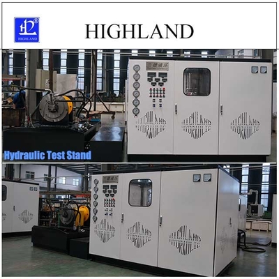 HIGHLAND Rotary Drilling Rig 380 L/Min Tingkat Aliran Stand Uji Hidraulik Struktur kompak 90 Kw
