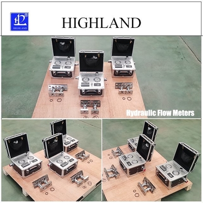 HIGHLAND Data Display Hydraulic Flow Meters Tekanan maksimum 420 bar Untuk pengaduk semen