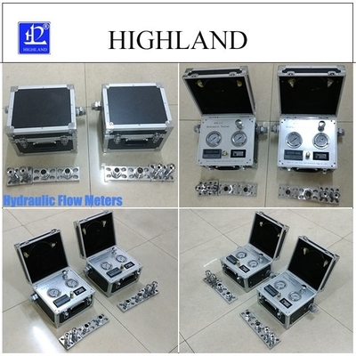 HIGHLAND Data Display Hydraulic Flow Meters Tekanan maksimum 420 bar Untuk pengaduk semen