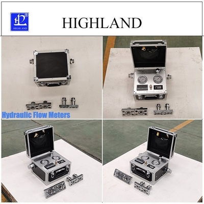 HIGHLAND Data Display Hydraulic Flow Meters Tekanan maksimum 420 bar Untuk pengaduk semen