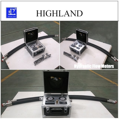HIGHLAND Cement Mixer Hydraulic Flow Meter Data Display 400L/Min Pengujian Tingkat Aliran