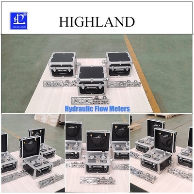 HIGHLAND Cement Mixer Hydraulic Flow Meter Data Display 400L/Min Pengujian Tingkat Aliran