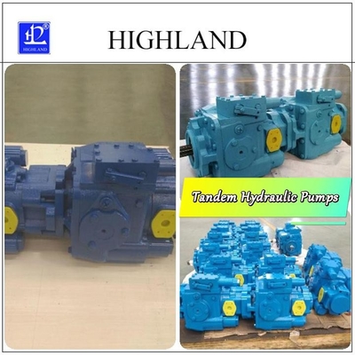 97% Tandem Pompa Hidraulik Dengan Paket Cast Iron Kasus Lapisan
