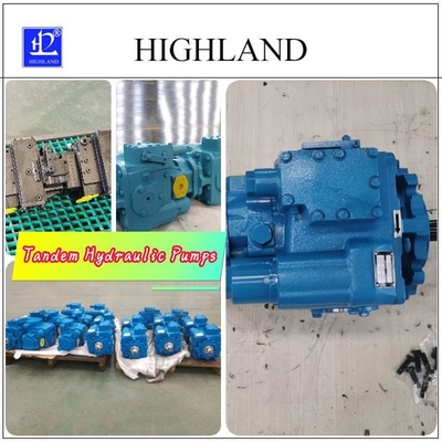 97% Tandem Pompa Hidraulik Dengan Paket Cast Iron Kasus Lapisan
