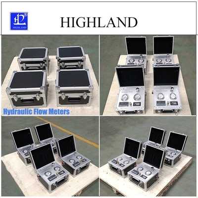 HIGHLAND Pengukuran aliran presisi Tester hidraulik Tampilan data untuk pencampur semen