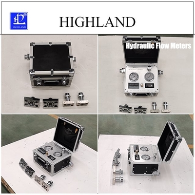 HIGHLAND Pengukuran aliran presisi Tester hidraulik Tampilan data untuk pencampur semen