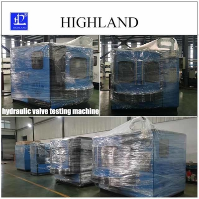 Tes yang dapat diandalkan dan akurat pada 35 Mpa Mesin pengujian katup hidrolik oleh HIGHLAND