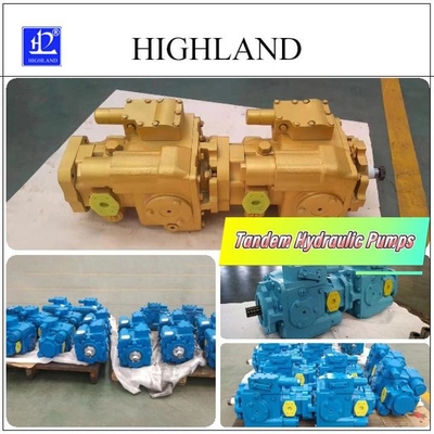 Pompa Hidraulik Tandem dengan Desain Pelat Swash untuk Keperluan Industri