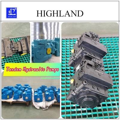 Pompa hidraulik tandem multi mode dengan perpindahan maksimum 110 + 110 ML/R