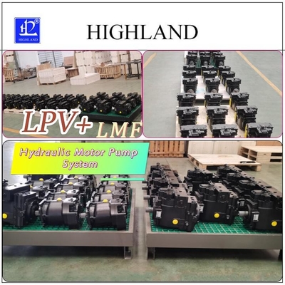 Pompa piston aksial 110ml/R Fungsi perpindahan maksimum untuk sistem hidrolik
