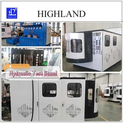 110 Kw Stand Uji Hidraulik Tunjukkan Lokasi Lokal Dengan Struktur Kompak Untuk Excavator