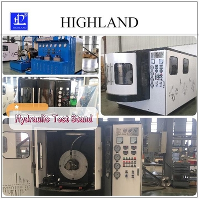 110 Kw Stand Uji Hidraulik Tunjukkan Lokasi Lokal Dengan Struktur Kompak Untuk Excavator