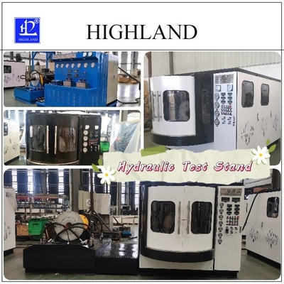 HIGHLAND Struktur kompak Stand pengujian hidrolik yang dirancang untuk excavator di lokal
