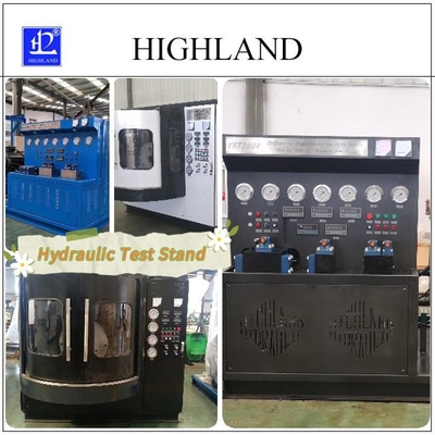 HIGHLAND Struktur kompak Stand pengujian hidrolik yang dirancang untuk excavator di lokal
