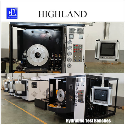 HIGHLAND Tambang Batubara Bangku Uji Hidraulik Tingkat Aliran 450 L/Min Uji Pompa Hidraulik Dan Motor