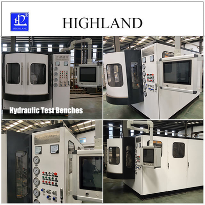 HIGHLAND Tambang Batubara Bangku Uji Hidraulik Tingkat Aliran 450 L/Min Uji Pompa Hidraulik Dan Motor
