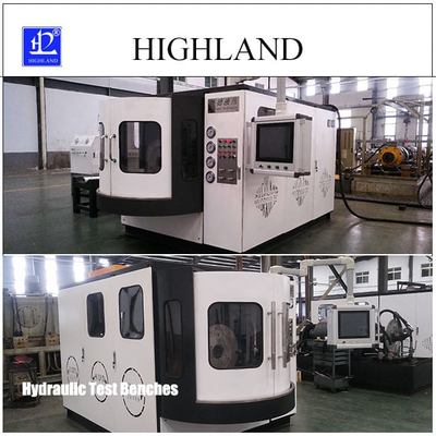 HIGHLAND Tambang Batubara Bangku Uji Hidraulik Tingkat Aliran 450 L/Min Uji Pompa Hidraulik Dan Motor