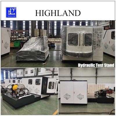 Stand pengujian hidrolik HIGHLAND untuk pengujian tekanan tinggi - 42 Mpa 110 Kw