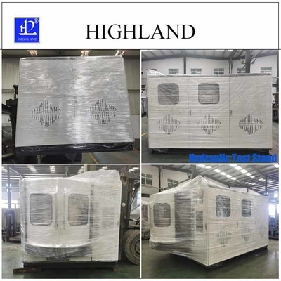 Stand pengujian hidrolik HIGHLAND untuk pengujian tekanan tinggi - 42 Mpa 110 Kw