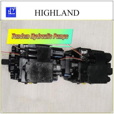 Pompa hidraulik piston aksial tandem dengan tekanan tinggi dan efisiensi