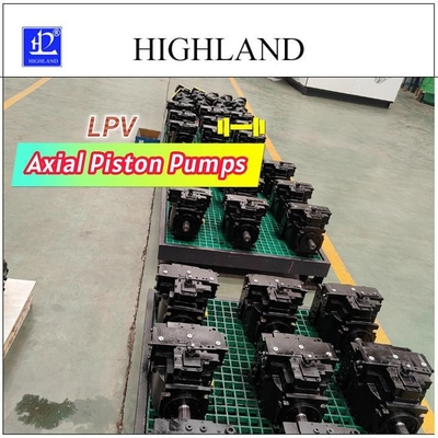 LPV90 Transmisi Hidrostatik Pompa Piston Aksial 42Mpa Tekanan Tinggi 90ml/R Max Displacement 3000rpm