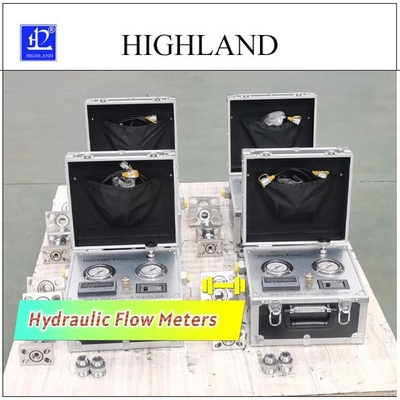 Tekanan tinggi Hydraulic Flow Meter 500L/Min Tekanan maksimum 420 bar