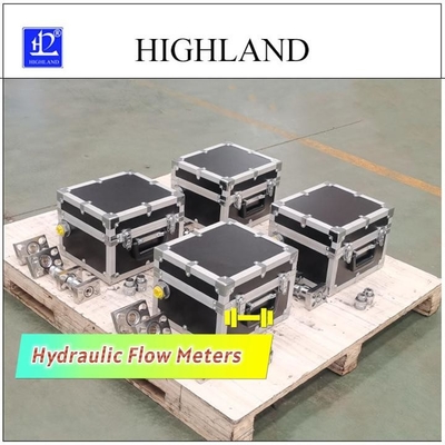 Tekanan tinggi Hydraulic Flow Meter 500L/Min Tekanan maksimum 420 bar