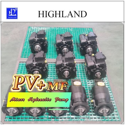 Pompa piston bertekanan tinggi Highland untuk truk pengaduk beton