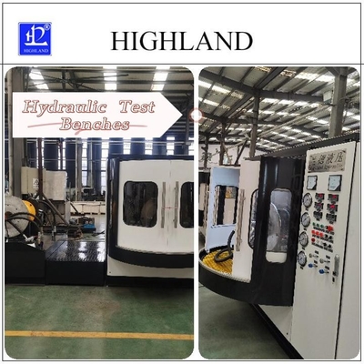 Mesin pengujian hidrolik Pengujian mesin pengujian pompa hidrolik dan motor dengan merek HIGHLAND