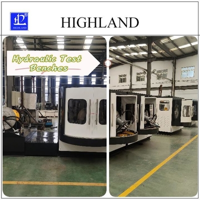 Mesin pengujian hidrolik Pengujian mesin pengujian pompa hidrolik dan motor dengan merek HIGHLAND