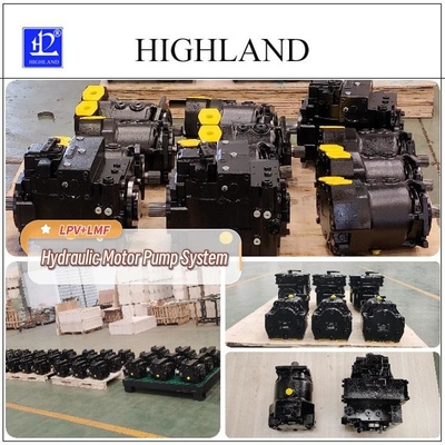 Max Displacement of 130ml/r Hydraulic Motor Pump dengan 97% Efisiensi