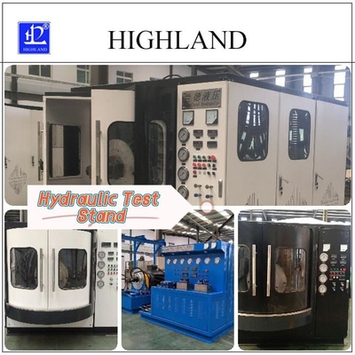 HIGHLAND Pengujian Pompa Hidraulik Dan Motor Stand Uji Hidraulik Untuk Rig Pengeboran Rotary