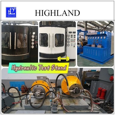 HIGHLAND Pengujian Pompa Hidraulik Dan Motor Stand Uji Hidraulik Untuk Rig Pengeboran Rotary