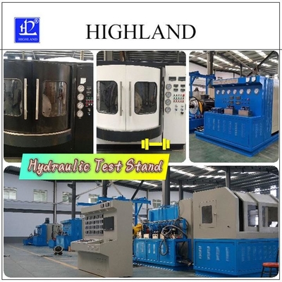 HIGHLAND Pengujian Pompa Hidraulik Dan Motor Stand Uji Hidraulik Untuk Rig Pengeboran Rotary