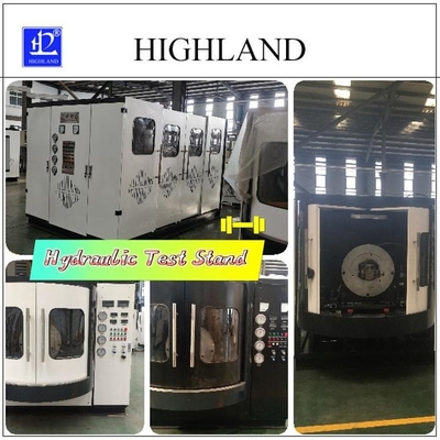 Stand pengujian hidrolik sepenuhnya otomatis dengan pengujian merek HIGHLAND Pompa dan motor hidrolik