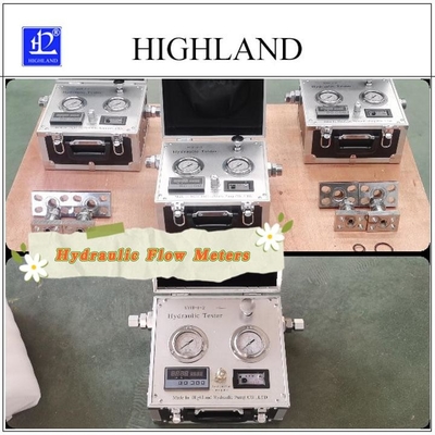 Tester hidraulik dengan tampilan data Pengukuran suhu yang akurat