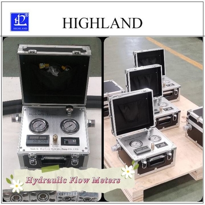 HIGHLAND Hydraulic Flow Meter Desain Minyak Yang Dapat Dihapus Rentang Suhu -20C -150C