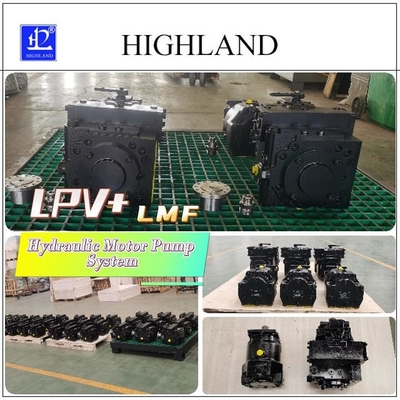 LPV90 LMF90 Pompa Piston Aksial Hidraulik Untuk Transmisi Hidrostatik Loop Tertutup
