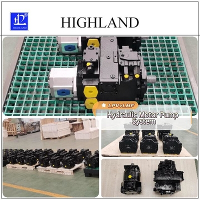 LPV90 LMF90 Pompa Piston Aksial Hidraulik Untuk Transmisi Hidrostatik Loop Tertutup