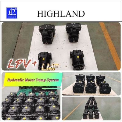 Manual dan kontrol variabel hidrolik Pompa piston aksial 90ml/r LPV90 LMF90
