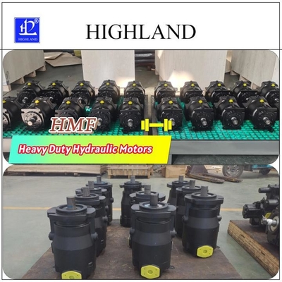 Heavy Duty HMF90 Motor Hidraulik Rumah besi cor Perbaikan mudah Torsi tinggi