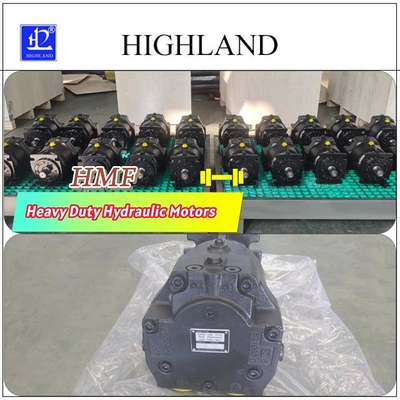 Heavy Duty HMF90 Motor Hidraulik Rumah besi cor Perbaikan mudah Torsi tinggi