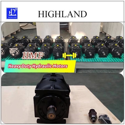 Precision Steel Production HMF90 Motor Hidraulik Kerangka besi cor Tombol tinggi