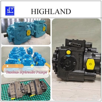 Pompa Hidraulik Tandem yang dapat disesuaikan dengan Desain Struktur Plat Swash