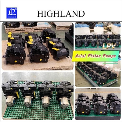 Manual dan kontrol variabel hidrolik Pump piston aksial 90cc/R Perpindahan
